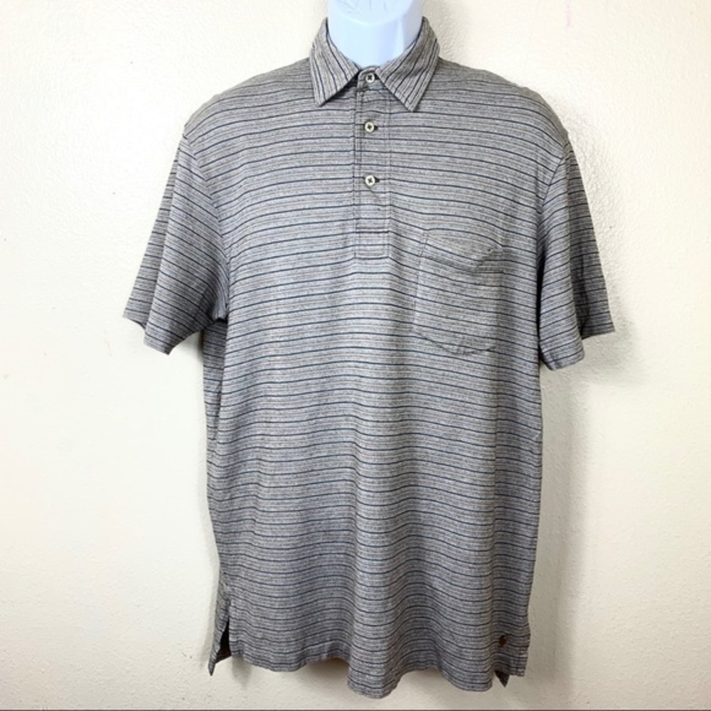 Polo Ralph Lauren men’s striped casual shirt Gray